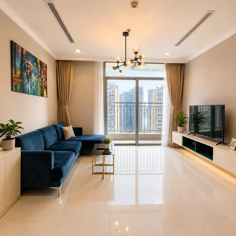 Căn 1PN Gọn Gàng view sông, Central 2
