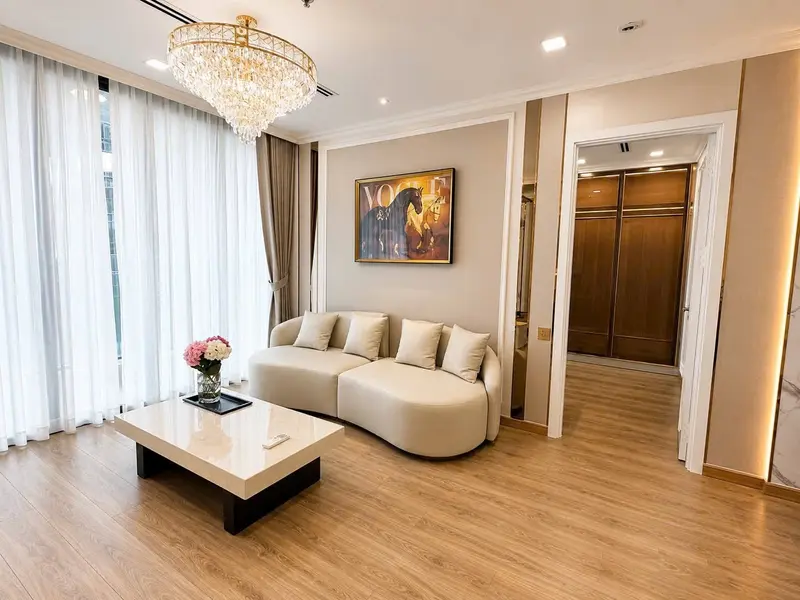 Căn 3PN mới 100%, 2 ban công,  view nội khu, sông & công viên